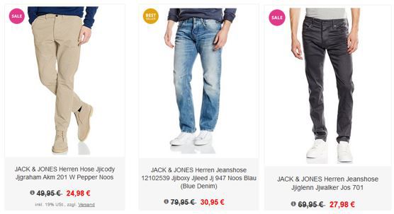 Zengoes mit bis 60% auf Jack & Jones Herren Jeans