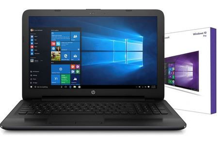 HP Notebook 15,6  mit Quad Core 4 x 2,40 GHz + 128 GB SSD + R4 für 279€