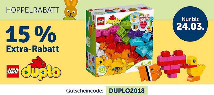 15% Rabatt auf Lego Duplo bei myToys bis Mitternacht