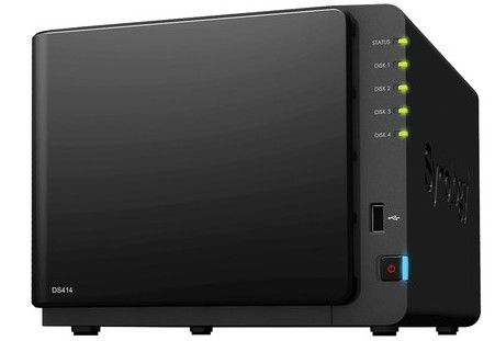 Synology DS414 4 Bay NAS   Leergehäuse für 305,90€ (statt 400€)