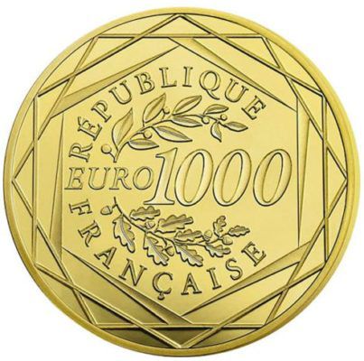 1.000€ französische Goldmünze für 1.000€