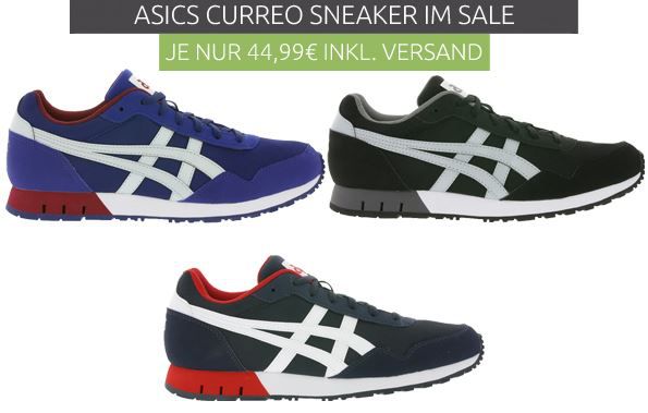 asics Curreo Herren Sneakern für je 39,99€