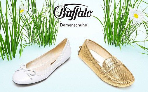 Buffalo Ballerinas, Slippers und Mokassins ab 25€ bei vente privee