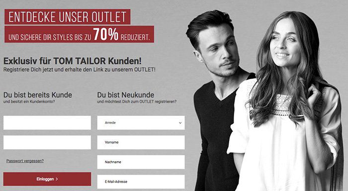 Tom Tailor Outlet mit bis zu 70% Rabatt