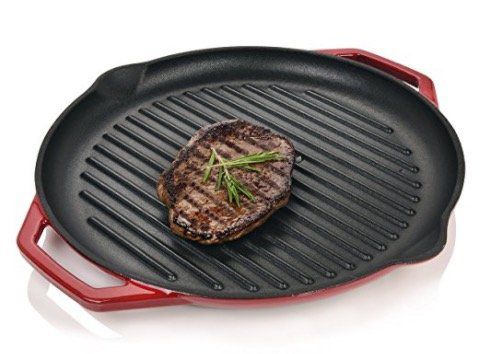 Grillpfanne aus Gusseisen (auch für Induktion) für 19,99€ (statt 27€)