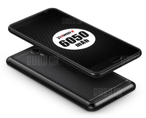 Ulefone Power 2   5,5 Zoll Full HD Smartphone mit extrem großem Akku für 145,33€