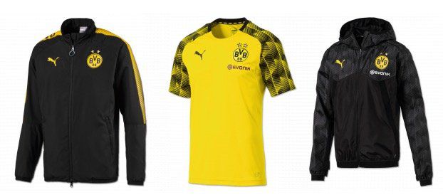 BVB Fanshop mit 19,09% auf Puma Textilien + VSK frei ab 30€   z.B. Präsentationsjacke für 56,60€ (statt 75€)