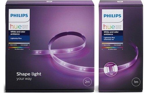 Philips Hue Lightstrip Plus 2 Meter + 1 Meter für 63,51€ (statt 104€)