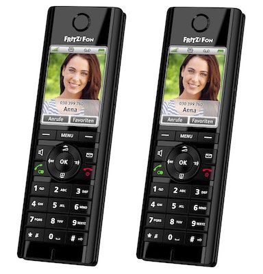 AVM FRITZ!Fon C5   VOIP DECT Telefon Doppelpack für 89,90€ (statt 105€)