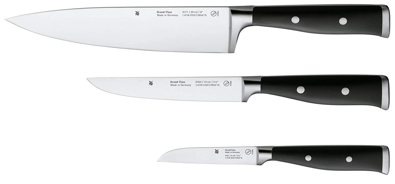 WMF Grand Class Messer Set 3 teilig für 90,50€ (statt 130€)