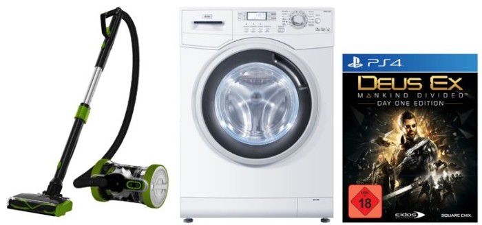 Saturn Online Offers vom Wochenende   z.B. HAIER HW80   8 kg Waschmaschine statt 485€ für 333€
