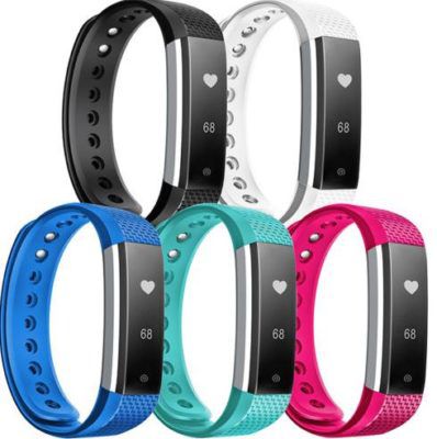 Top! Ninetec Smartfit F3HR Herzfrequenz & Fitnesstracker für 19,99€ (statt 41€) + 3 gratis Armbänder