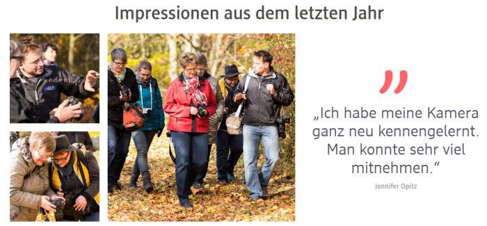 DM Fotografie Werkstatt 2017 – kostenloser Foto Workshop für Anfänger