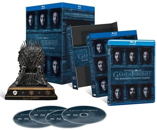 Game of Thrones Staffel 6 auf Blu ray als Exklusive Edition mit Figur für 39,99€ (statt 60€)