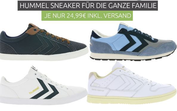 Hummel Sneaker Sale für die ganze Familie ab 24,99€