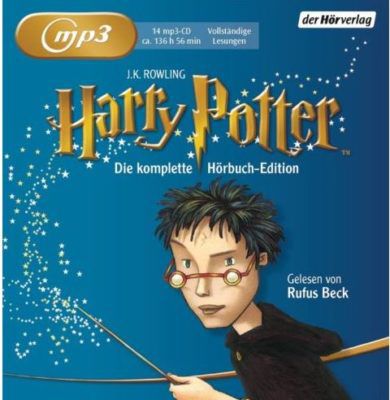 Harry Potter: Die komplette Hörbuch Edition   Gelesen von Rufus Beck (MP3 CD) für 45,04€ (statt 53€)