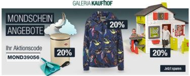 20% Rabatt auf Outdoorspielzeug von Smoby, Nerf   Sportcaps und Accessoires uvam.   Galeria Kaufhof Mondschein Angebote