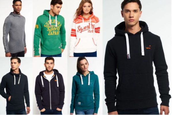 Superdry   div. Damen und Herren Hoodies wie der Trackster statt 90€ für je 34,95€