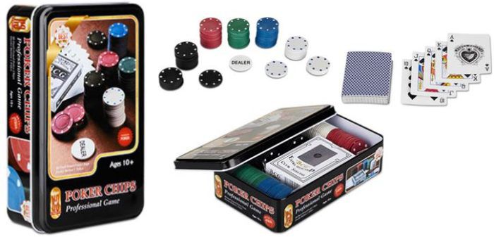 Casino Poker Set XXL 83 Teile + 2 weitere Gratisartikel für nur 5,97€