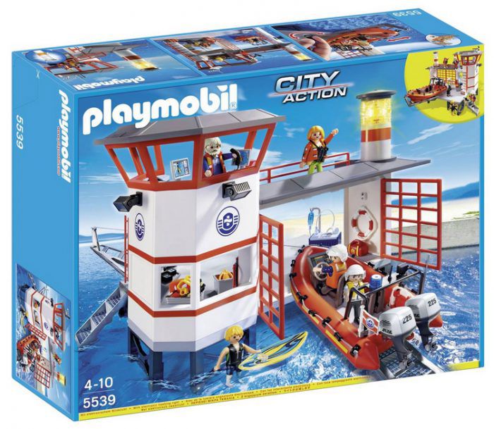 Playmobil Küs­ten­wach­sta­ti­on mit Leuchtturm (5539) für 33€ statt 55€