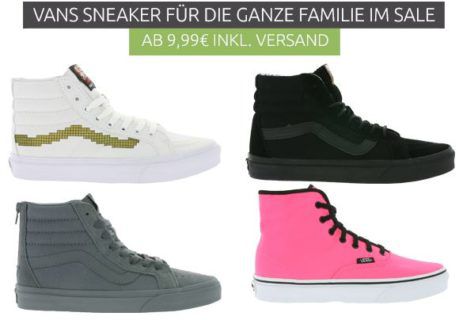 Vans Sneaker   für Damen und Herren Restgrößen ab 19,99€