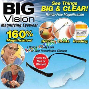 Big Vision Brille   Vergrößerungsbrille für 3,45€