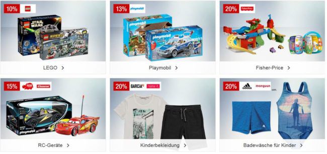 Galeria Kaufhof Feiertagsangebote   z.B. 20% auf Fisher Price, Uhren, Kinderbekleidung, Champagner und mehr