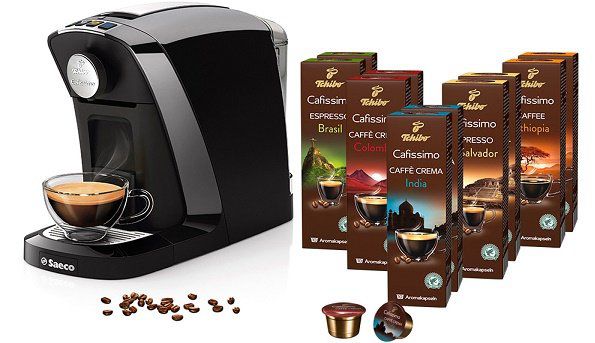 Tchibo Saeco Tuttocaffè Nero + 100 Kapseln für nur 39€