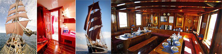 Abenteuer auf dem Segelschiff EYE OF THE WIND   diverse Routen inkl. Vollpension ab 599€ p.P.