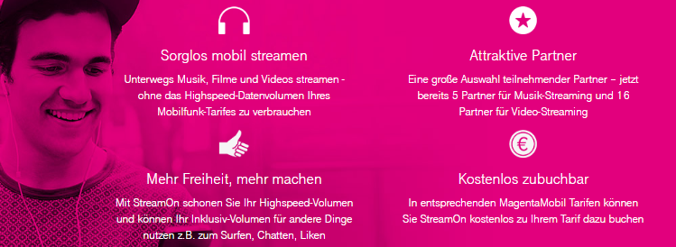 News: Telekom StreamOn   Unbegrenztes Streaming für Telekomkunden