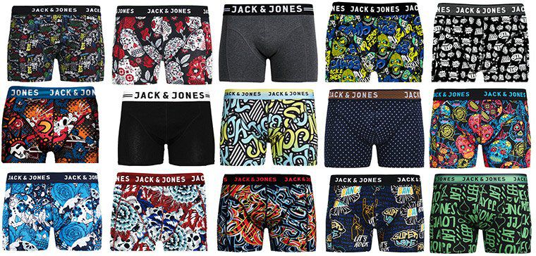 JACK & JONES   4er Pack Herren Boxershorts in div. Größen für 22,36€