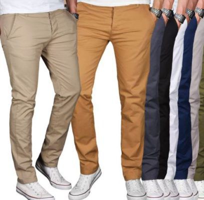 A. Salvarini – Slim Fit   Regular Herren Chinos ab 22,41€