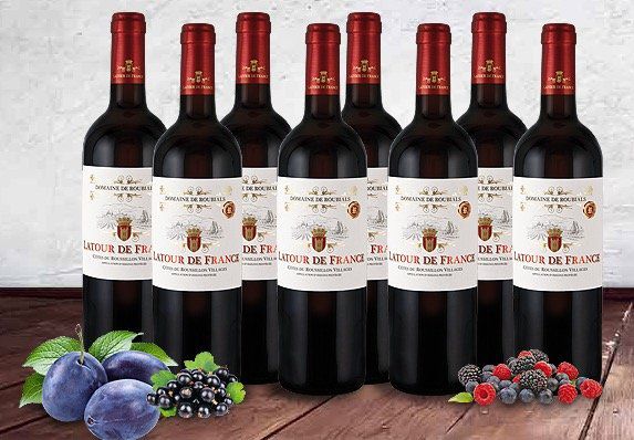 8 Flaschen Domaine de Roubials Latour de France Rotwein für 39€