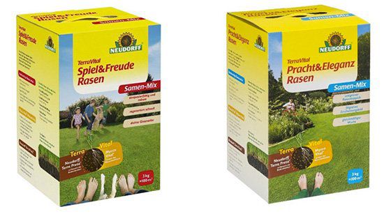 3kg Neudorff TerraVital Rasensamen (4 versch. Sorten) für je 24,99€ (statt 35€)