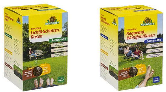 3kg Neudorff TerraVital Rasensamen (4 versch. Sorten) für je 24,99€ (statt 35€)