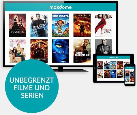 KOSTENLOS! 3 Monate maxdome gratis für Neukunden