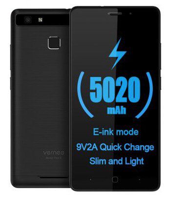 Vernee Thor E   5 Zoll Smartphone mit sehr großem Akku für 90,98€ (statt 109€)