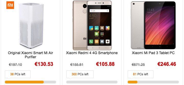 Gearbest Brand Sale   heute mit Xiaomi Produkten