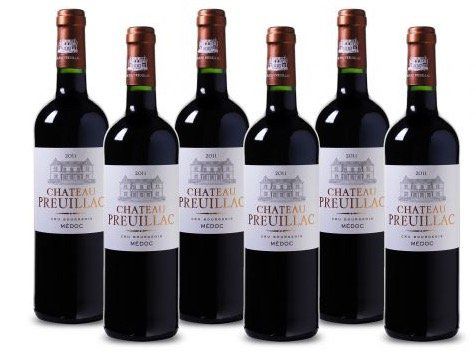 6 Flaschen Médoc AOC Cru Bourgeois Château Preuillac für 49,99€ (statt 60€)