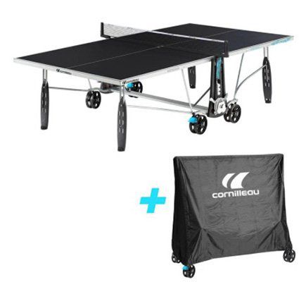 Ausverkauft! Cornilleau Outdoor Tischtennisplatte mit Schutzhülle für 399,99€ (statt 500€)