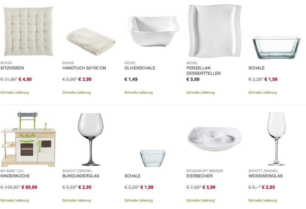 XXXLutz Online Shop mit 25€ Gutschein auf: Kochen, Essen, Accessoires & Baby ab 100€ MBW!