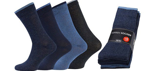 10er Pack Sockshouse Herren Business Socken für 4,99€ (statt 7€)