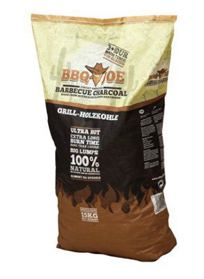 15kg BBQ JOE Best American Quebracho Blanco Steakhouse Holzkohle für 17,99€ (statt 30€)