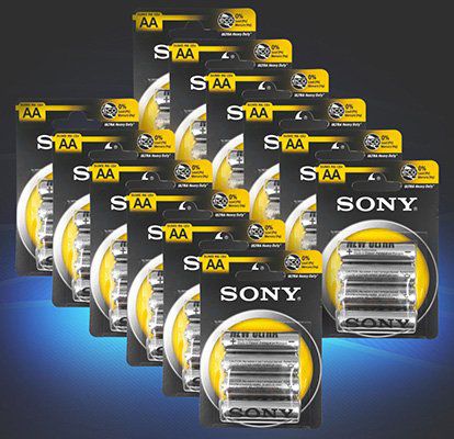 48er Pack Sony AA Mignon Ultra Heavy Duty Batterien für 9,99€ (statt 14€)