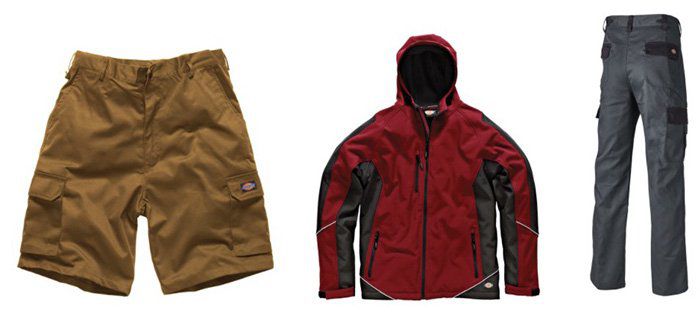 Dickies Arbeitskleidung bis  49% reduziert   z.B. Redhawk Cargo Shorts für 18,80€ (statt 25€)