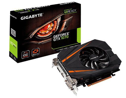 Gigabyte GeForce GTX 1070 Mini ITX Grafikkarte mit 8GB für 359€ (statt 395€)   gratis Game dazu!