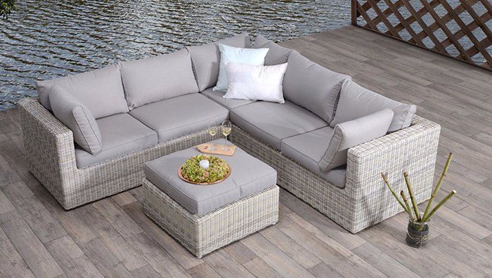 Garden Impressions Polyrattan Loungegruppe inkl. Schutzhülle für 899,96€ (statt 1.113€)