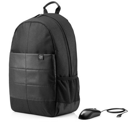 HP Rucksack für 15,6 Zoll Notebooks + Maus mit Kabel für 19,99€ (statt 34€)