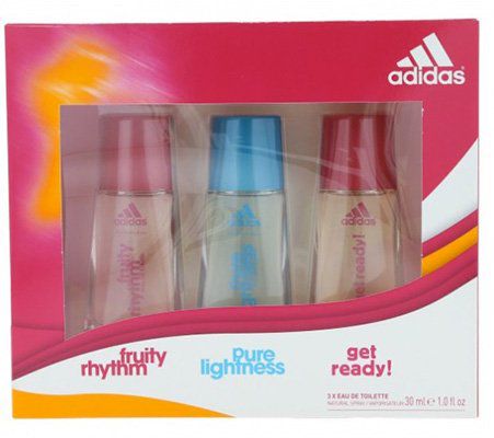 adidas Natural Spray Parfüm Damenduft Geschenkset (3x30 ml) für 4,99€ (statt 15€)