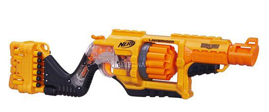 Wieder da! Nerf Doomlands Lawbringer Nerf Gun für 14,98€ (statt 24€)